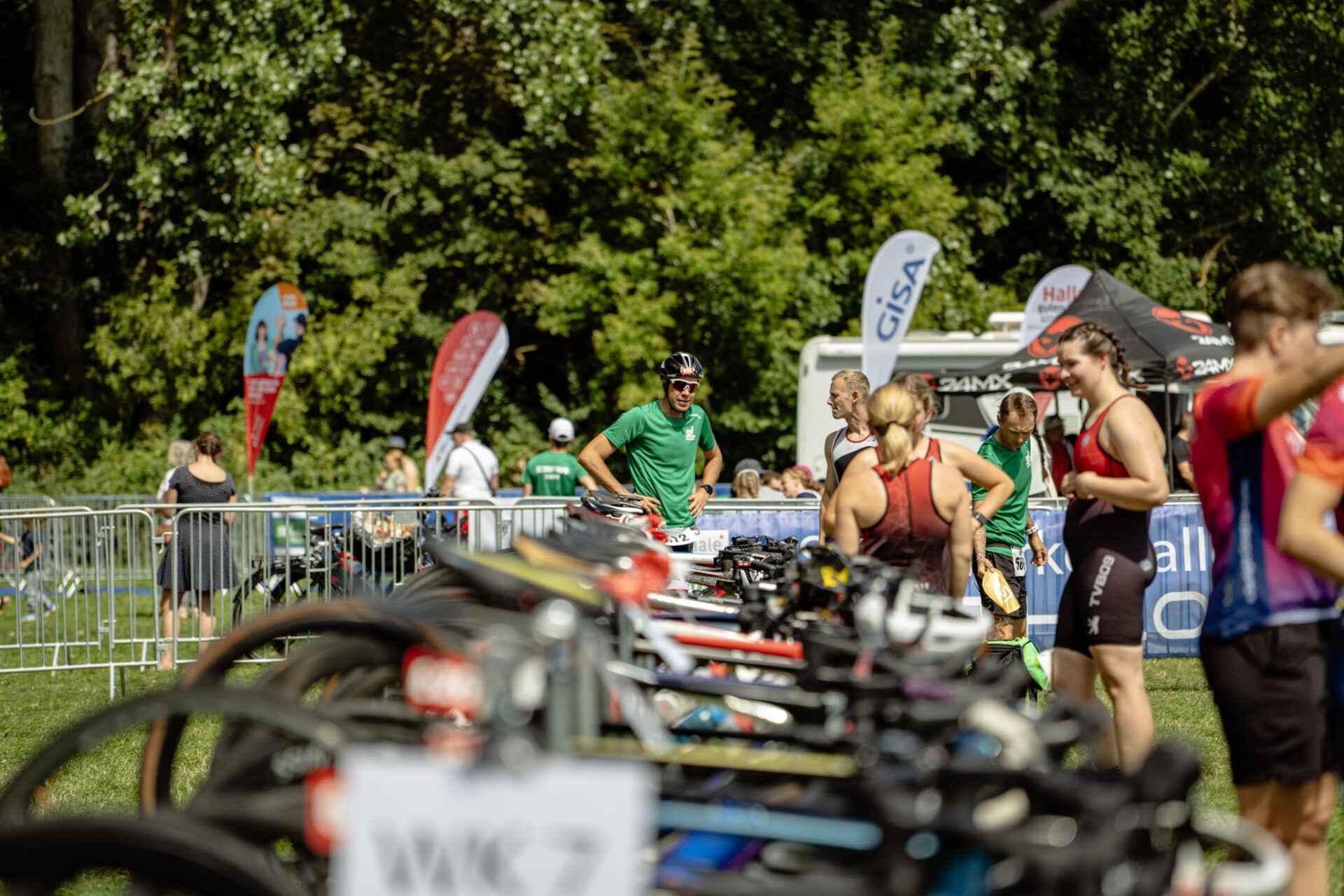 Stadtwerke Halle Triathlon - Neugestaltung der Eventfläche
